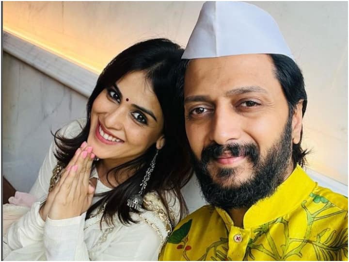 Riteish Deshmukh Happy Birthday Wife Genelia Deshmukh Shares Cake Cutting Video and Says Your Time To Conquer Riteish Deshmukh के बर्थडे पर Wifey जेनेलिया ने 'वेद' के सेट से BTS वीडियो शेयर कर किया विश, कही ये बात