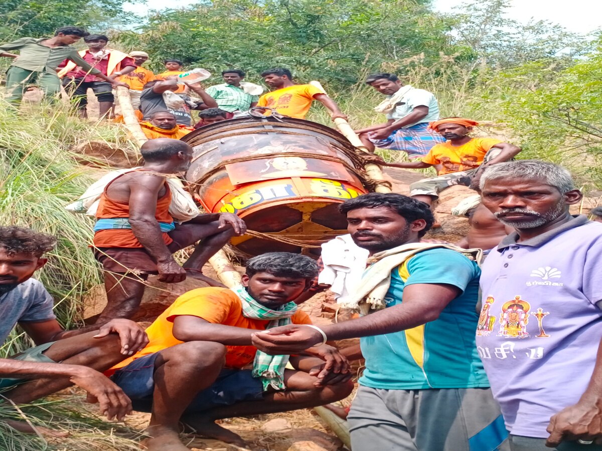 Karthigai Deepam 2022: 11 நாட்கள் காட்சி தந்த ஜோதி; மலையில் இருந்து இறக்கப்பட்டது மகா தீப கொப்பரை..!