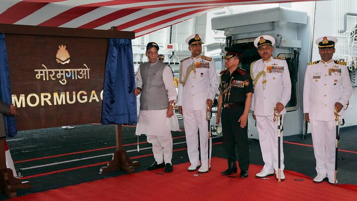 यावेळी बोलताना संरक्षणमंत्री राजनाथ सिंह यांनी आयएनएस मुरगाव ही युद्धनौका संपूर्णपणे देशी बनावटीच्या आतापर्यंतच्या सर्वाधिक शक्तिशाली युद्धनौकांपैकी एक असल्याचे सांगितले आणि यामुळे देशाच्या सागरी क्षमतांमध्ये वाढ होईल आणि राष्ट्रीय हिताचे रक्षण होईल, असा विश्वास व्यक्त केला.