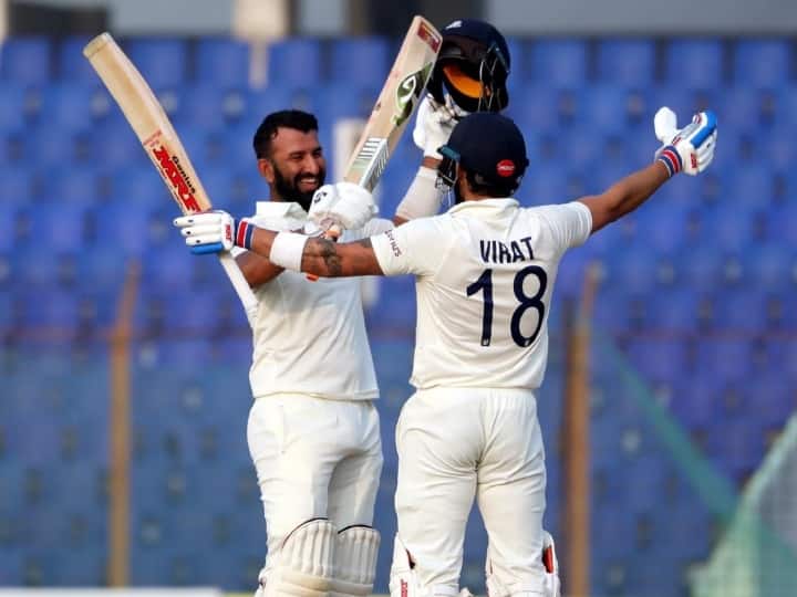 IND vs BAN Cheteshwar Pujara Creates History Enters in Special club of Sachin Tendulkar and Rahul Dravid IND vs BAN: पहले टेस्ट में जीत के बाद पुजारा ने रचा इतिहास, कोहली को पीछे छोड़ बनाया यह खास रिकॉर्ड