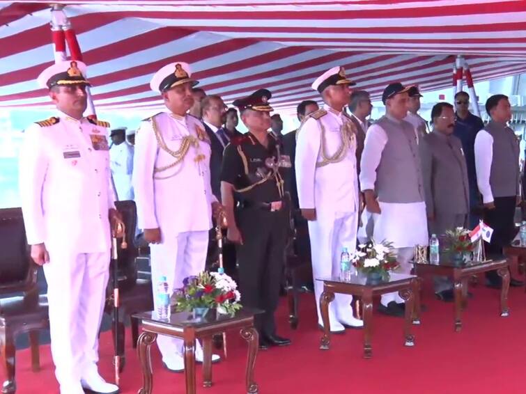 Indian Navy Commissions Missile Destroyer INS Mormugao - Know All About It Indian Navy Commissions Missile Destroyer INS Mormugao In Presence Of Rajnath Singh — Know All About It