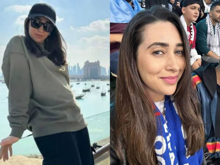 Karisma Kapoor Photos: एक्ट्रेस करिश्मा कपूर सोशल मीडिया पर काफी एक्टिव हैं. हाल ही में उन्होंन फैंस के साथ अपनी कुछ तस्वीरें शेयर की हैं. जिसमें वो कतर में वेकेशन मनाती नजर आई हैं.