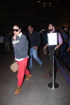 Kareena Saif Pics: बेटे तैमूर का बर्थडे मनाने हॉलीडे पर निकले सैफ और करीना, एयरपोर्ट से सामने आई तस्वीरें