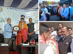 Union Minister Mansukh Mandaviya Inaugurates Ayushman Bharat Digital Mission At AIIMS Bibi Nagar - See Pics