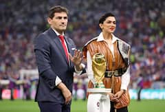 Deepika Padukone Unveils FIFA World Cup 2022 Trophy, See Pics