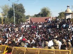 जोधपुर: सिलेंडर ब्लास्ट पीड़ितों की मदद के लिए राजपूत समाज का धरना, कहा- 'मुआवजा ऊंट के मुंह में जीरा'