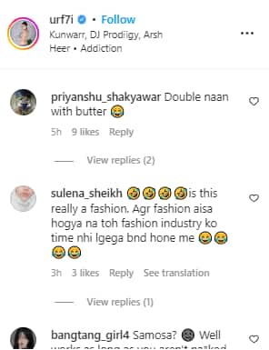 समोसा बनकर बैठी है...' अजीब कपड़ों के लिए Urfi Javed फिर हो गईं ट्रोल, यूजर्स ने लिए मजे