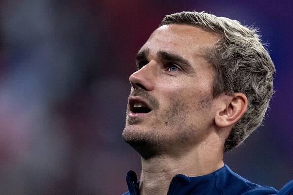 Mbappe's teammate Antoine Griezmann, scored in 2018 FIFA WC Final, and now has a chance to score in tonight's final to join Mbappe and Vavá in the elite list. Pic: Getty Images