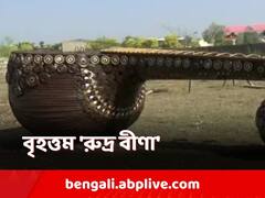 ৫ টন ওজনের 'রুদ্র বীণা' তৈরি করলেন ১৫ কারিগরের দল, ভাইরাল ছবি