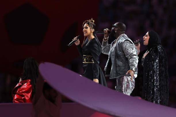 बॉलीवुड एक्ट्रेस नोरा फतेही के अलावा स्थानीय गीतकार आइशा, अमेरिकी सिंगर डेविडो, इराकी संगीतकार रहमा रियाद ने शानदार परफॉर्मेंस दिया. (फोटो क्रेडिट- सोशल मीडिया)