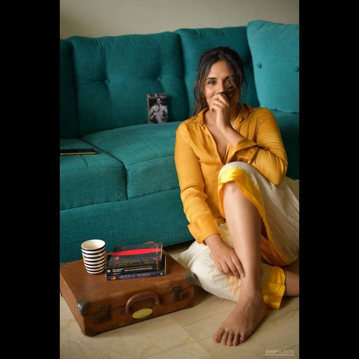रिचानं सोशल मीडियावर पीजी डिप्लोमा केला. त्यानंतर पत्रकार होण्यासाठी ती मुंबईला गेली. (Richa Chadha/Instagram)
