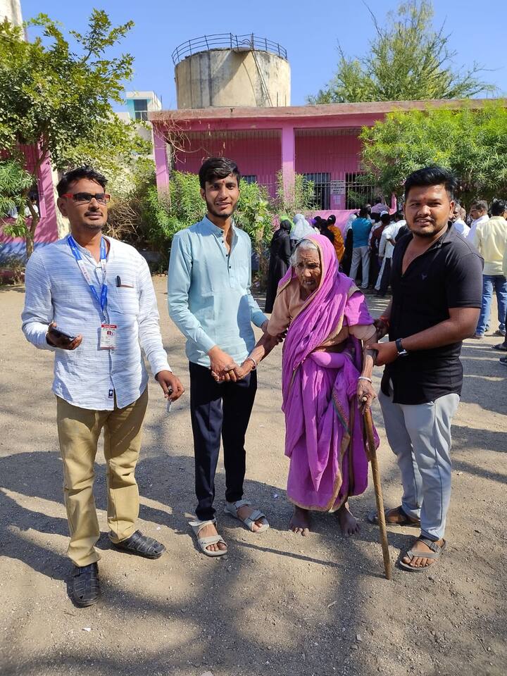 वैजापुर तालुक्यातील 25 ग्रामपंचायतीसाठी 54.51 टक्के मतदान झाले आहे.