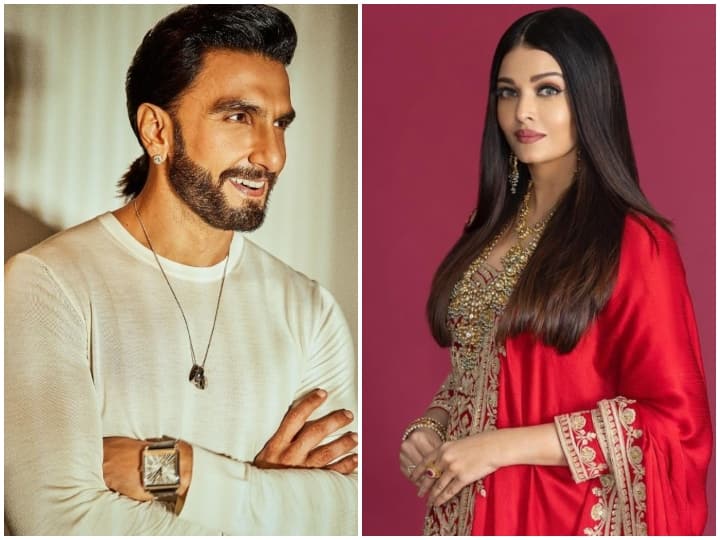 Aishwarya Rai Bachchan pulls Ranveer Singh cheeks in Pro Kabaddi League video goes viral Pro Kabaddi League में ऐश्वर्या ने रणवीर सिंह के खींचे गाल, दोनों की क्यूट बॉन्डिंग पर फैंस को आया प्यार