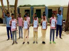 FIFA 2022: மதுரையில் மெஸ்ஸிக்கு வாழ்த்து தெரிவித்த பள்ளி மாணவர்கள்