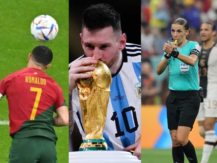 FIFA World Cup 2022: Top 5 records broken during the Qatar FIFA World Cup 2022 FIFA World Cup 2022: ஒரே உலகக் கோப்பையில் பல்வேறு சாதனைகள் முறியடிப்பு.. இந்த பட்டியலையும் விடாத ரொனால்டோ, மெஸ்ஸி!