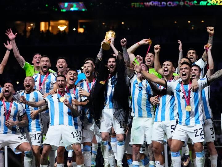 fifa world cup 2022 argentina beat france in penalty shootout lionel messi win the world cup FIFA WC 2022 Final: अर्जेंटीना बना चैम्पियन, मेसी का सपना पूरा, फ्रांस को पेनल्टी शूटआउट में दी मात