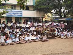 குவியும் விருதுகள், பதக்கங்கள் - அசத்தும் தஞ்சை மாநகராட்சி பள்ளி மாணவ, மாணவிகள்