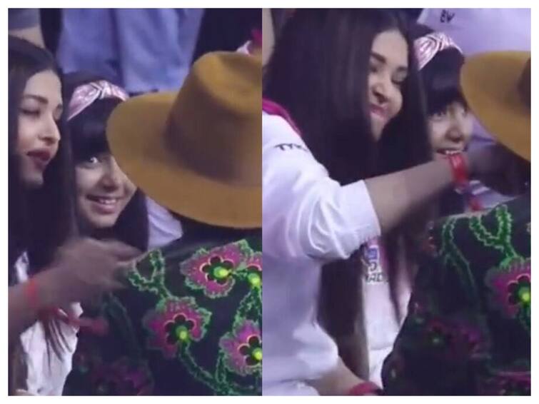 Aishwarya Rai Pulls Ranveer Singh’s Cheek At Pro-Kabaddi League Final, Watch Viral Video Aishwarya Rai Pulls Ranveer Singh’s Cheek At Pro-Kabaddi League Final, Watch Viral Video