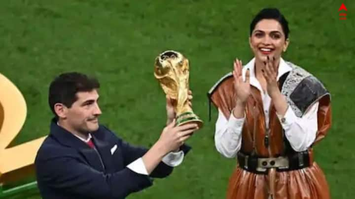 Deepika Padukone in FIFA World Cup: ইতিহাস গড়লেন দীপিকা, প্রথম ভারতীয় হিসেবে বিশ্বকাপের উপর থেকে পর্দা সরালেন বলিউড ডিভা।