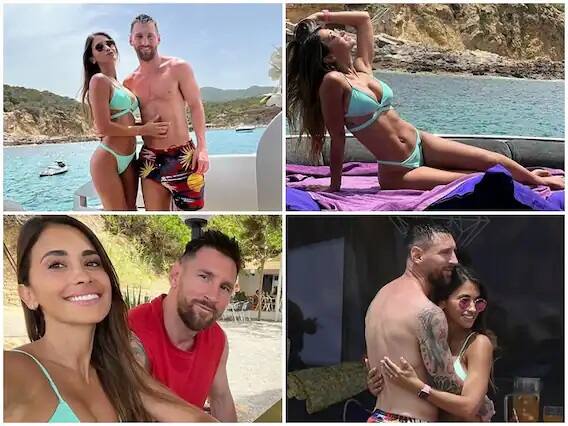 Lionel Meesi, આર્જેન્ટીના સ્ટાર ફૂટબૉલર લિયૉનલ મેસ્સી આજે દુનિયાભરમાં ચર્ચિત વ્યક્તિ બની ગયો છે, કેમ કે લિયૉનેલ મેસ્સીએ પોતાની ટીમે 36 વર્ષ બાદ ફિફા વર્લ્ડકપનો ખિતાબ અપાવ્યો છે. હંમેશા મોટી મેચમાં લિયૉનેલ મેસ્સીનુ યોગદાન ટીમમાં ખુબ મોટુ રહ્યું છે. મેસ્સીનો તો દુનિયાભરમાં તમામ ફેન્સ ઓળખે છે પરંતુ તેની પત્નીને ખુબ ઓછા લોકો જાણે છે. જાણો કોણ છે તેની પત્ની, મેસ્સી હંમેશા પત્ની સાથે બીચ પર ક્વૉલિટી ટાઇમ પાસ કરવાનુ પસંદ કરે છે.