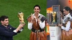 প্রথম ভারতীয় হিসেবে বিশ্বকাপের উপর থেকে পর্দা সরালেন দীপিকা