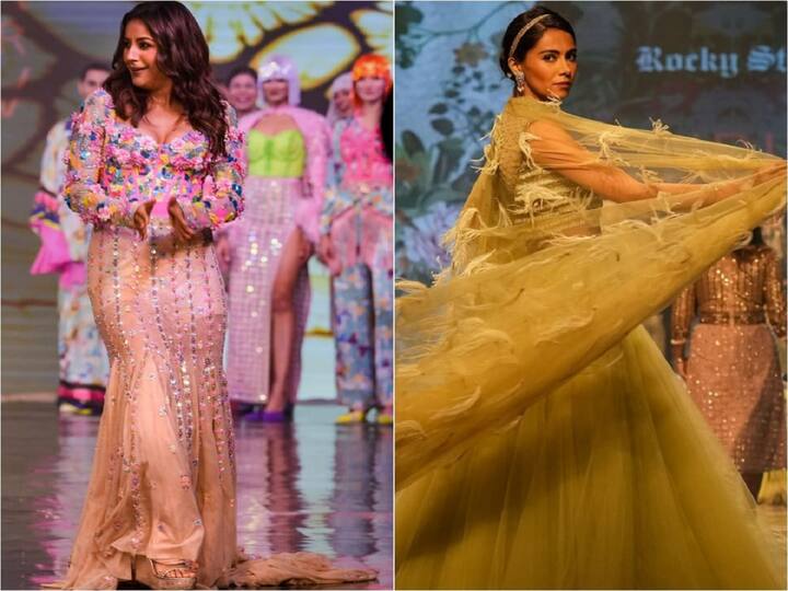 The 'Bigg Boss' alum graced the runway lately and left everyone in awe of her amazing looks.