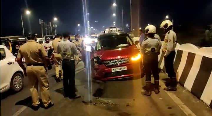 Vikhroli Accident News: मुंबईच्या ईस्टर्न एक्स्प्रेस हायवेवर रविवारी रात्री साडेनऊच्या सुमारास भीषण अपघात झाला.