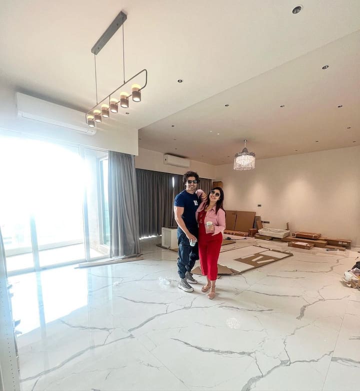 The power couple shared a series of pictures giving glimpses of their new abode.