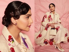Sonam Kapoor Decks Up In A Beautiful Floral Dress - SEE PICS