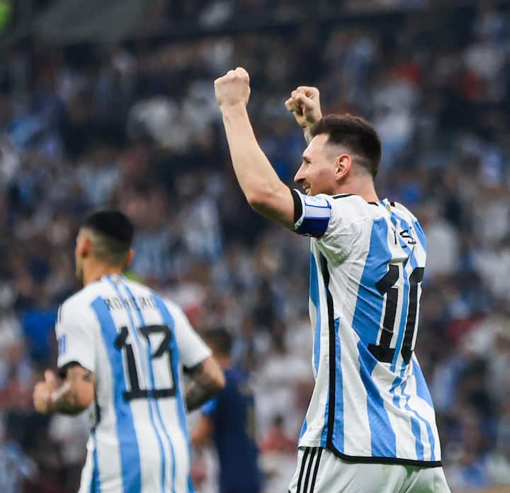 विश्वचषक विजयाचे स्वप्न आमचे नव्हे तर सगळ्या अर्जेंटिनाचे होते, ते पूर्ण केल्याचा आनंद आहे असेही मेस्सीने म्हटले. (Photo: Leo Messi Instagram)