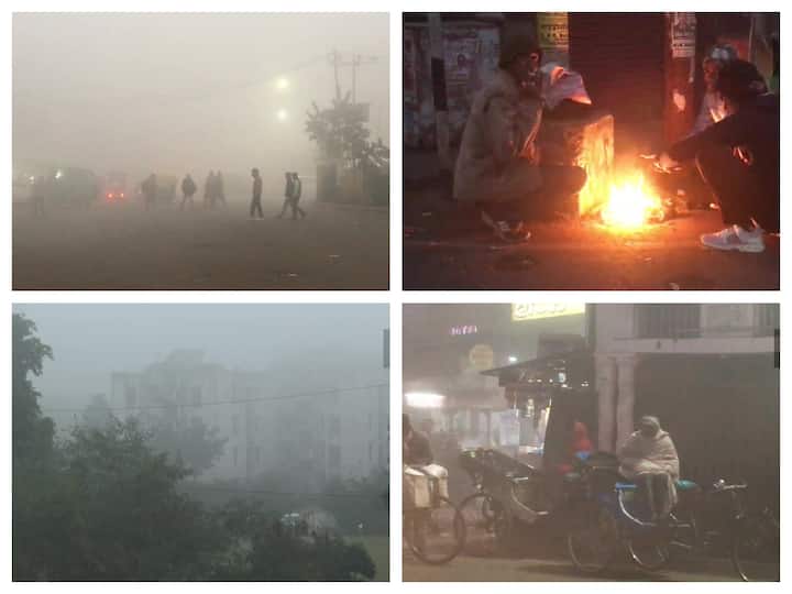 Residents of Delhi and Kanpur woke up to a foggy morning today as a thick layer of fog engulfed both cities.