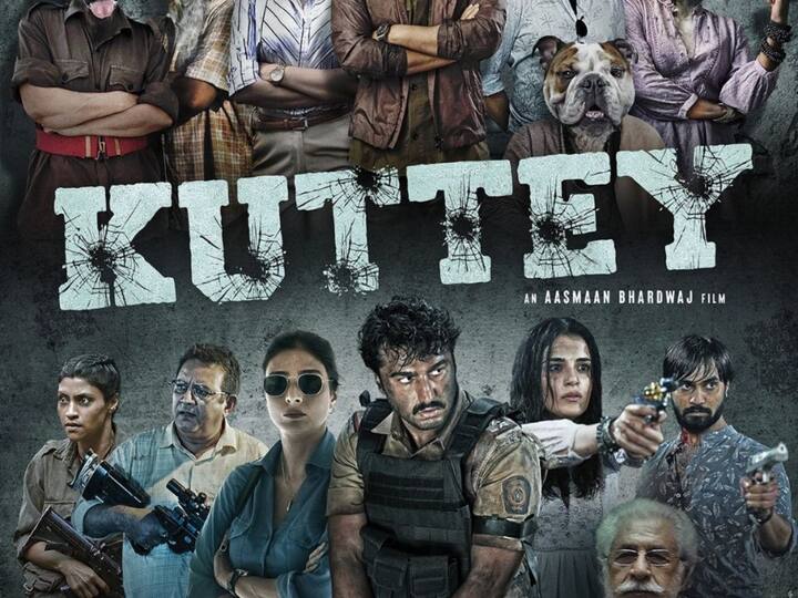 Kuttey Trailer 1 Haddi aur 7 Kuttey Arjun Kapoor Kuttey Teaser Out Kuttey Trailer : एक हड्डी और सात तुकडे; अर्जुन कपूरच्या 'कुत्ते'चा टीझर आऊट