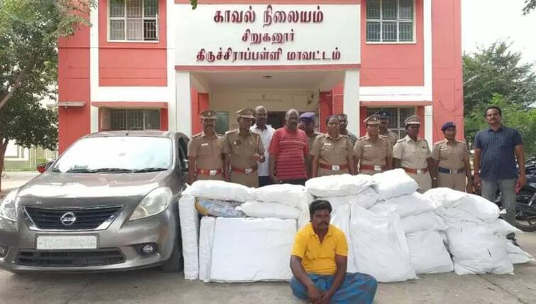 Rs 6 lakh tobacco products seized in Trichy district, one person arrested TNN திருச்சி மாவட்டத்தில் ரூ.6 லட்சம் புகையிலை பொருட்கள் பறிமுதல் - ஒருவர் கைது