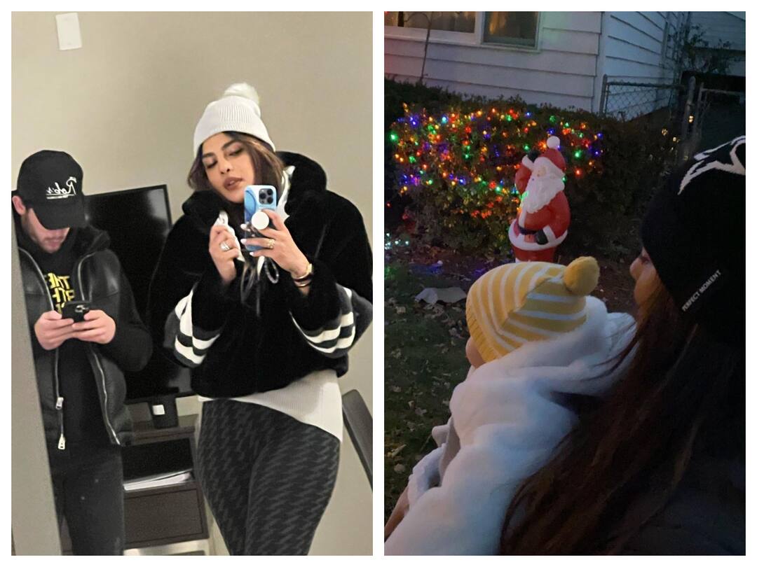 Priyanka Chopra Steps Out With Daughter Malti, Takes Dig At Nick Jonas For Being Busy On Phone - See Pics Priyanka Chopra Steps Out With Daughter Malti, Takes Dig At Nick Jonas For Being Busy On Phone - See Pics