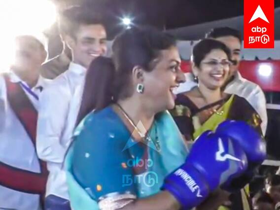 Minister RK Roja Kick Boxing : பாக்ஸரான அமைச்சர் ரோஜா... அதகளமான களம்..!