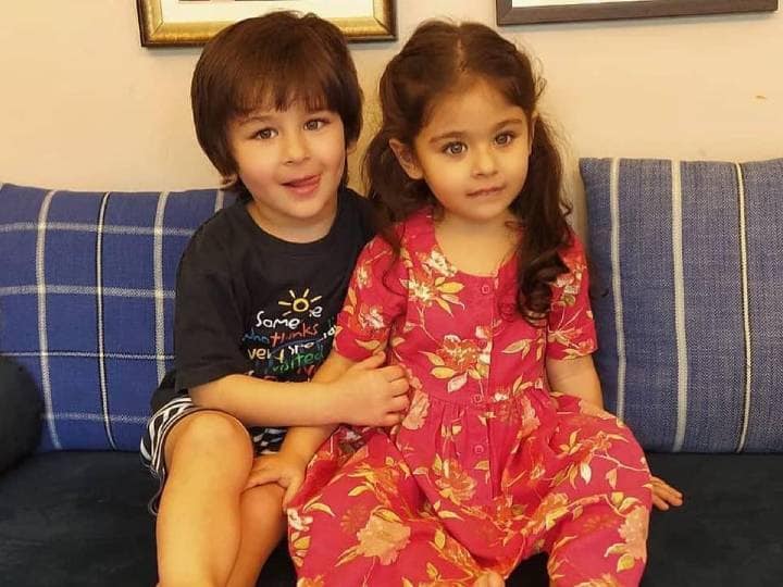 Taimur Ali Khan Birthday Soha Ali Khan shared a video of Taimur with Inaaya to wish him birthday Taimur Ali Khan Birthday: कभी इनाया से छीनी बॉल तो कभी पैर पकड़कर गिराया, बर्थडे पर सामने आया तैमूर की शैतानियों का वीडियो