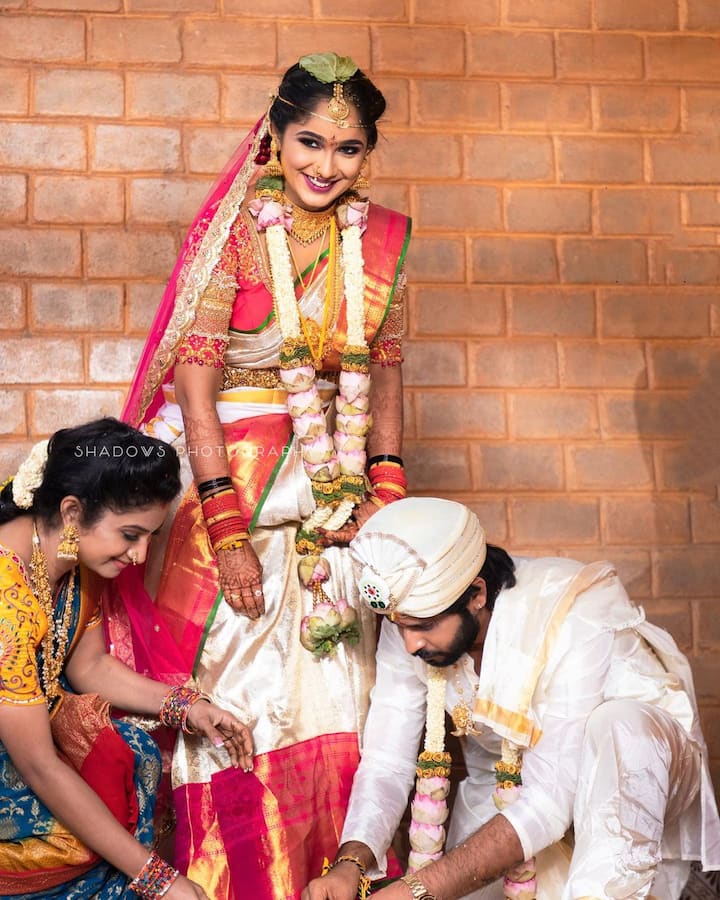 అమర్ దీప్-తేజస్విని పెళ్లి ఫోటోలు.Photo Credit@Tejaswini gowda/Instagram