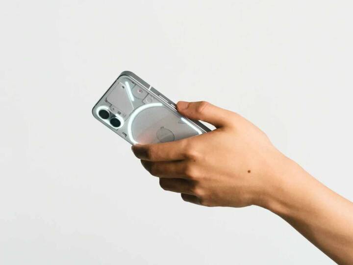 Nothing Phone 1 ( Price: Rs 27,499)- The smartphone was also launched in 2022. It has unique glyph lights. (Image: Nothing)