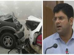 துணை முதல்வர் துஷ்யந்த் சவுதாலா கான்வாய் வாகனம் விபத்து! நடந்தது என்ன?