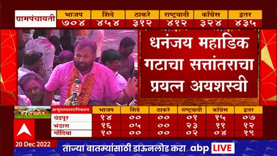 Kolhapur Gram Panchayat Elections 2022 : कोल्हापुरातील करवीर तालुक्यात जल्लोष