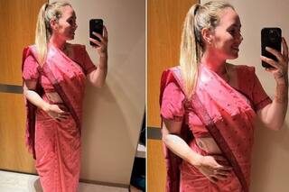 Trending: ઓસ્ટ્રેલિયન મહિલા ક્રિકેટર અમાન્ડા વેલિંગટને સાડીમાં લીધી મિરર સેલ્ફી, યૂઝર્સને પસંદ આવ્યો એથનિક અવતાર