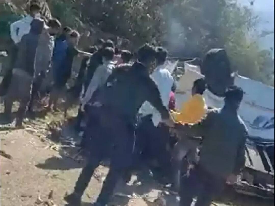 Manipur school bus accident Several students dead video of mishap twitter CM N Biren Singh Noney Manipur: Seven Students Dead In Bus Accident In Noney. PM Modi Announces Rs 2 Lakh Ex Gratia