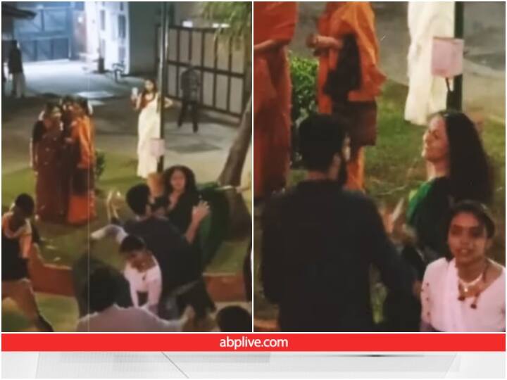video of a couple dancing to Sajana Ji Vari Vari has gone viral Video: 'सजना जी वारी वारी' सॉन्ग पर डांस करते दिखा कपल, अब काफी शेयर हो रहा वीडियो