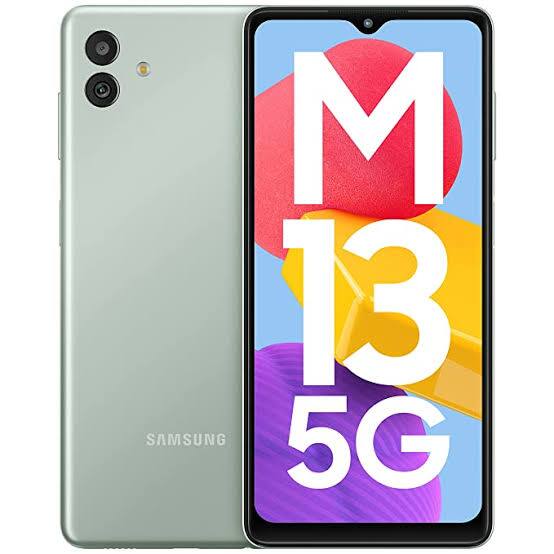 Samsung Galaxy M13 5G : यह स्मार्टफोन अमेजन पर 4GB और 64GB वेरिएंट में उपलब्ध है. इसके 4GB + 64GB वेरिएंट की कीमत 12999 रुपये है. इस फोन में 5000mAh की बैटरी मिलती है. इसमे 50MP का रियर कैमरा दिया गया है.