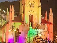 क्रिसमस के लिए शिमला तैयार, रंग-बिरंगी रोशनी से सराबोर हुआ ऐतिहासिक क्राइस्ट चर्च