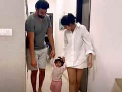 बेटी जियाना का हाथ थामे नजर आए चारु असोपा और राजीव सेन, दिखी शानदार फैमिली बॉन्डिंग