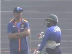 Mushfiqur Rahim Takes Batting Tips From Rahul Dravid Ahead Of 2nd Test - Watch Video
