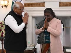 Gujarat CM: गुजरात के सीएम भूपेंद्र पटेल ने दिल्ली में राष्ट्रपति मुर्मु, उपराष्ट्रपति और राजनाथ सिंह से की मुलाकात, देखें तस्वीरें