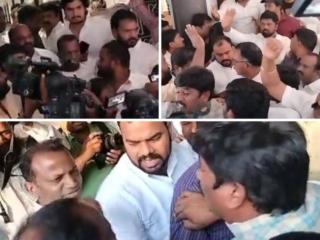 Digvijay Singh, who came to improve the situation in the Congress, is getting to know the views of the senior leaders. Gandhi Bhavan Fight : దిగ్విజయ్ ముందు కాంగ్రెస్‌లోని రెండు వర్గాల పోటాపోటీ వాదనలు - గాంధీ భవన్‌లో ఉత్తమ్ వర్గీయుల దూకుడుతో స్వల్ప ఉద్రిక్తత !