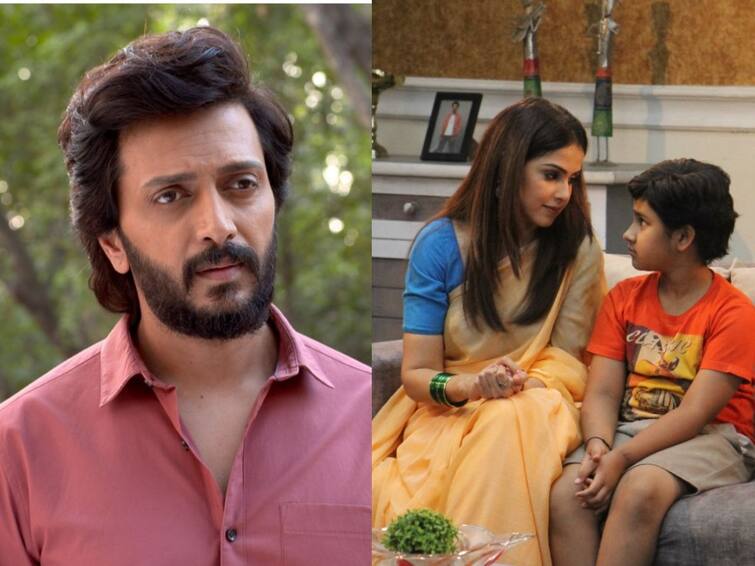 Genelia Deshmukh Riteish Deshmukh in Tuzech Mi Geet Gaat Aahe and Sukh Mhanje Nakki Kay Asta तुझेच मी गीत गात आणि सुख म्हणजे नक्की काय असतं या मालिकेच्या सेटवर रितेश-जेनिलियानं लावली हजेरी